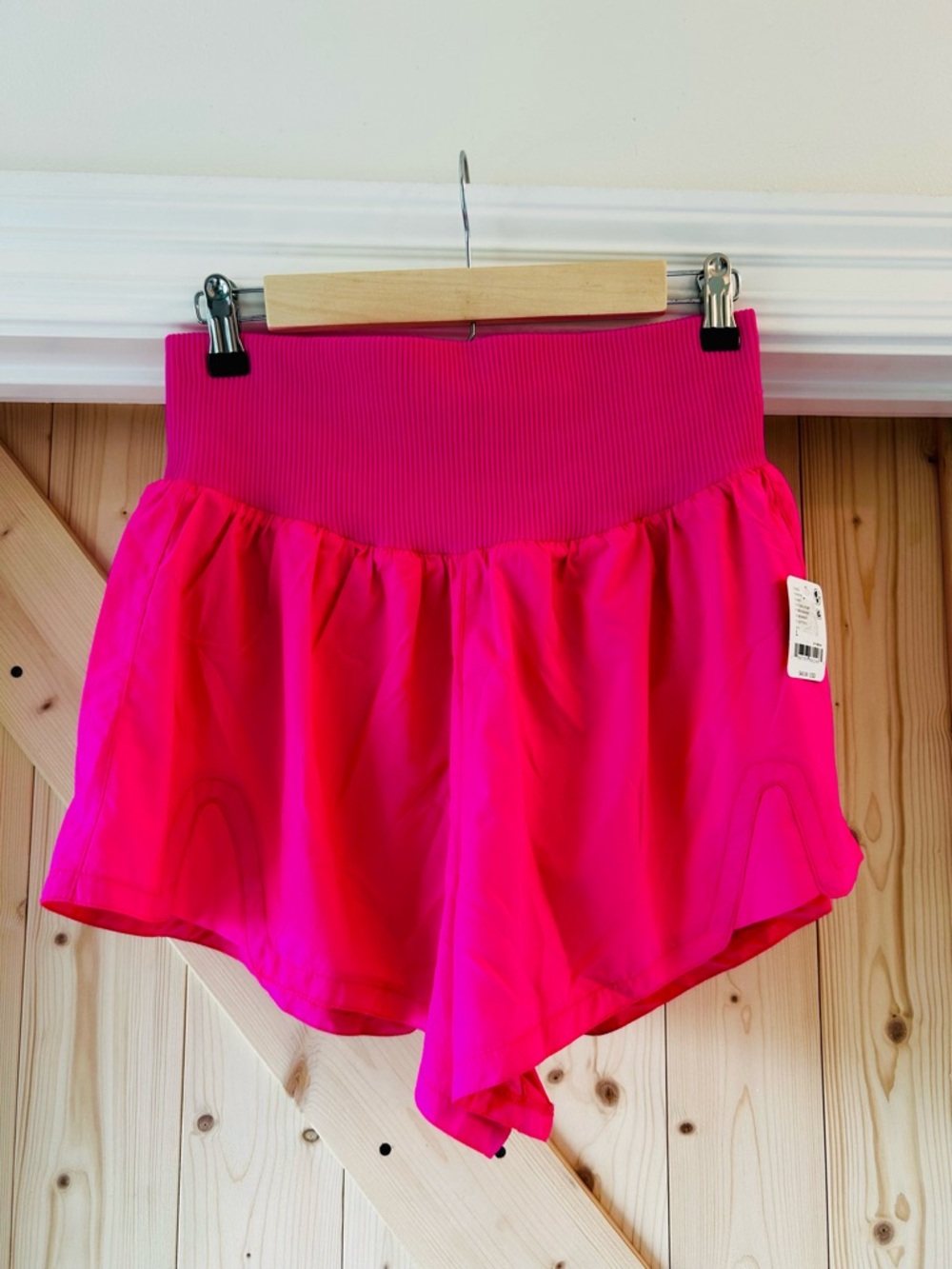 FP Movement by Free People Hot Pink High-Waist Athletic Shorts